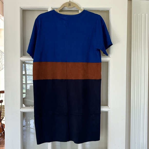 Faux suede t-shirt dress - Picture 5 of 5